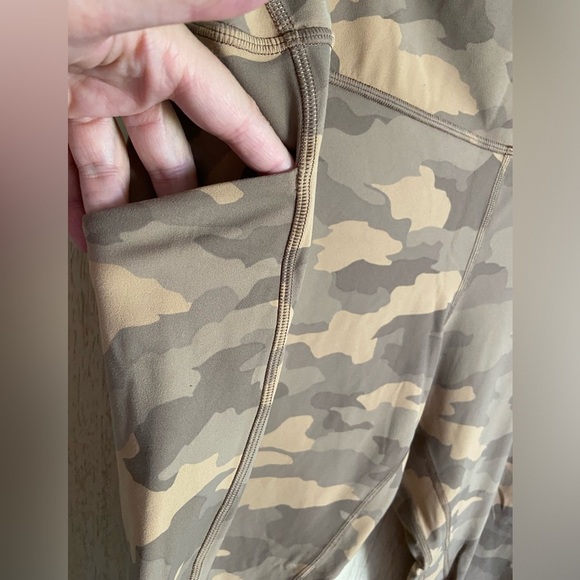 lululemon Align High-Rise Pant with Pockets 25 Camo Beige Size 18 - Picture 2 of 9